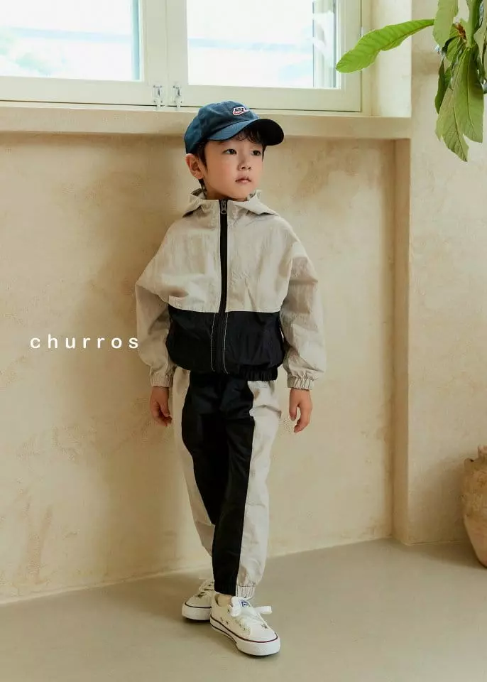 Churros - Korean Children Fashion - #childofig - Notin Nylon Hoody Jumper - 3