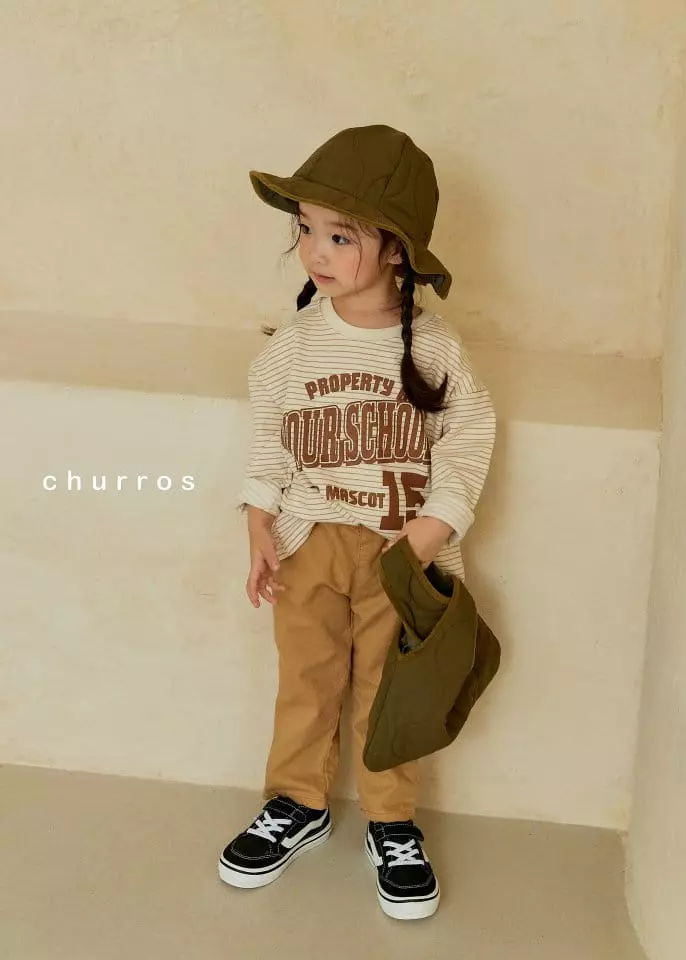 Churros - Korean Children Fashion - #childofig - School Stripes Sweatshirt - 4