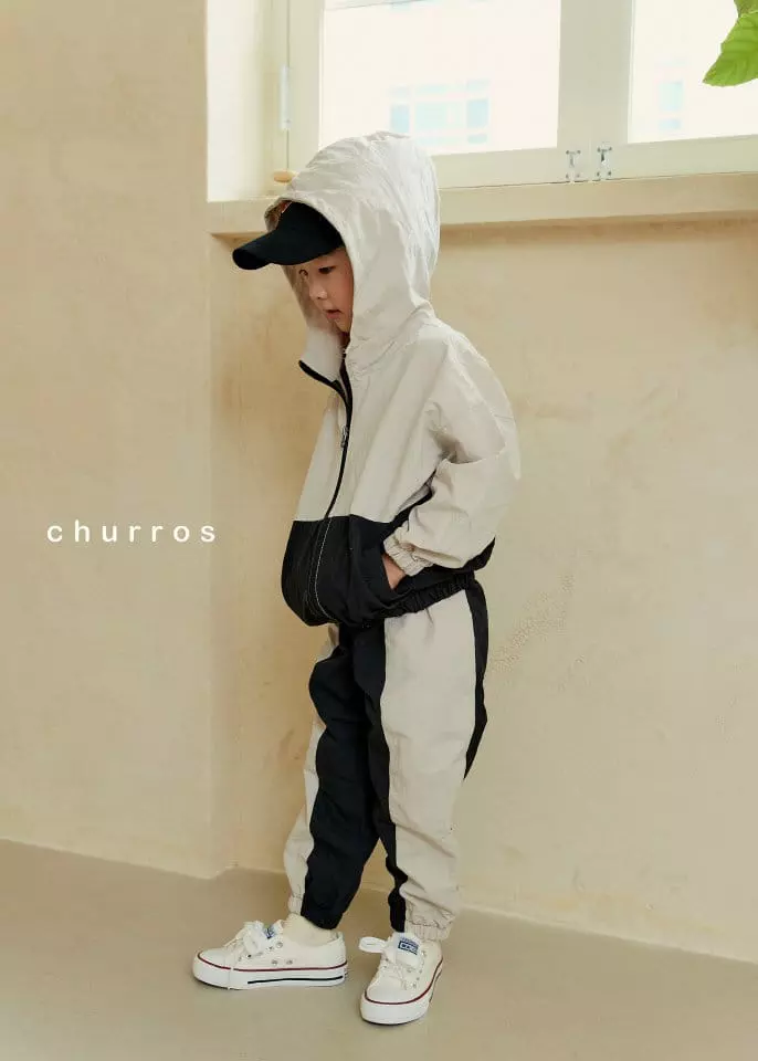 Churros - Korean Children Fashion - #childofig - Notin Nylon Hoody Jumper - 4