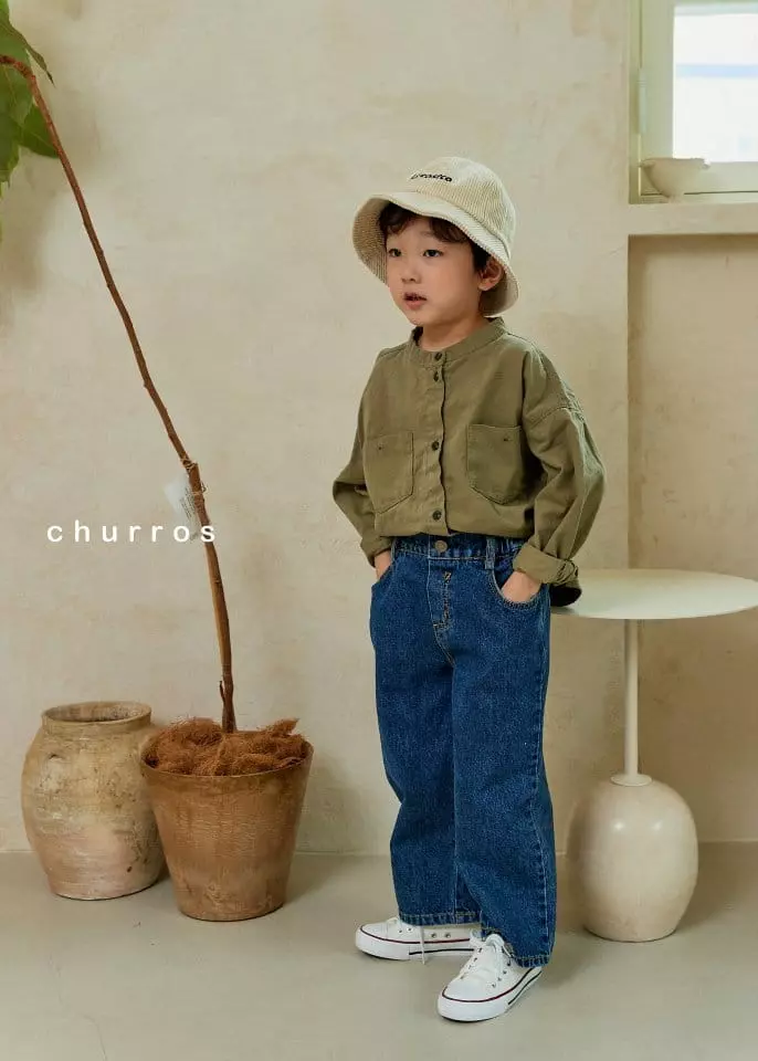 Churros - Korean Children Fashion - #childrensboutique - Butter Point Henry Shirt - 3