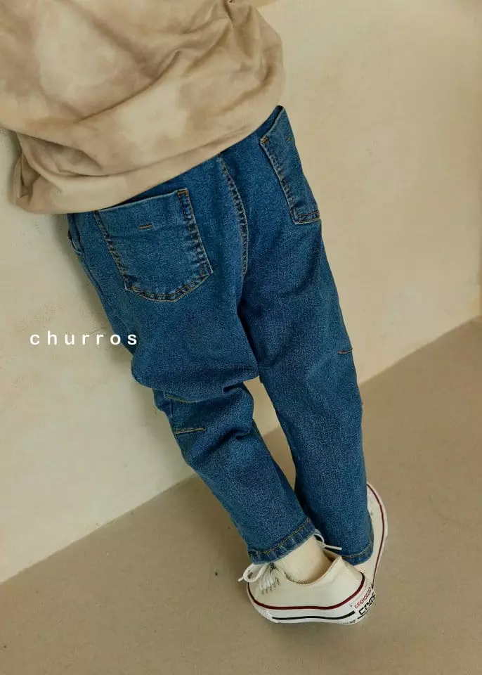 Churros - Korean Children Fashion - #designkidswear - Dart Point Jeans - 8