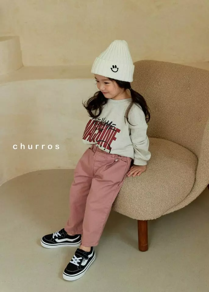 Churros - Korean Children Fashion - #designkidswear - Welcome Smile Sweatshirt - 10