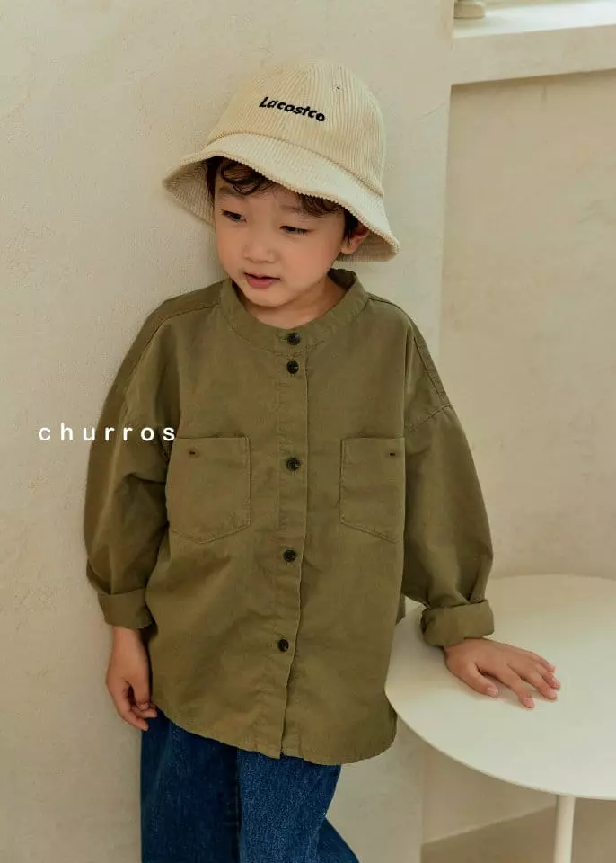 Churros - Korean Children Fashion - #childrensboutique - Butter Point Henry Shirt - 4