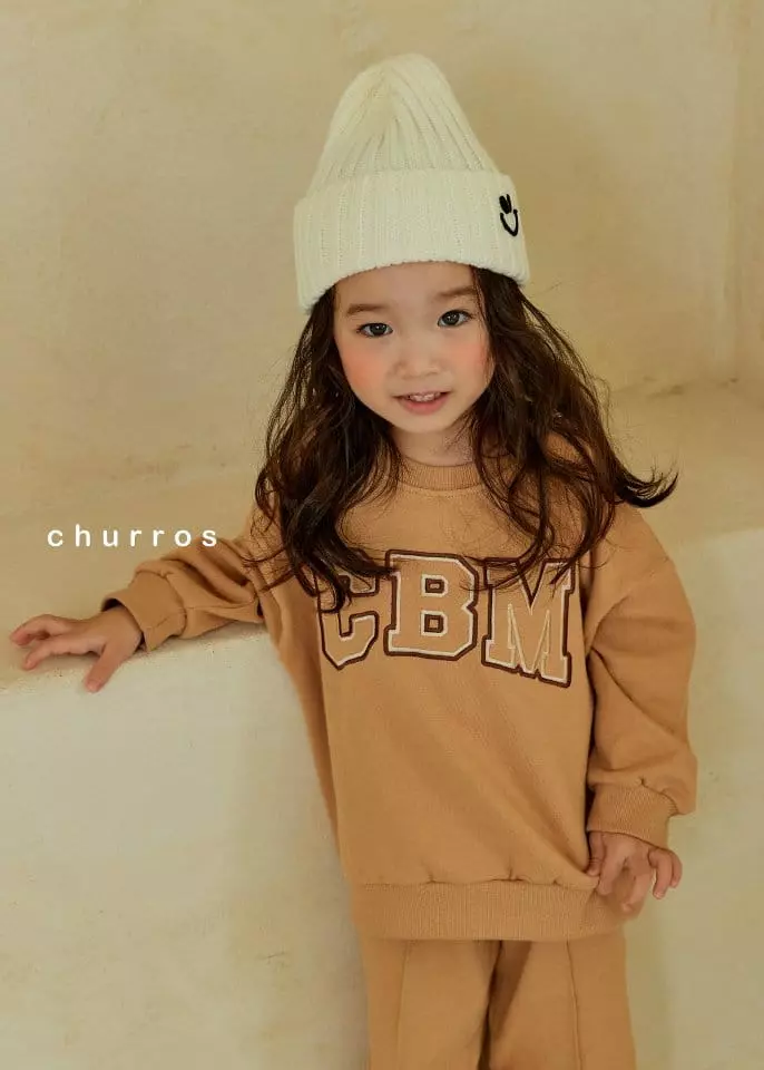 Churros - Korean Children Fashion - #discoveringself - CBM Embroidery Top Bottom Set - 10