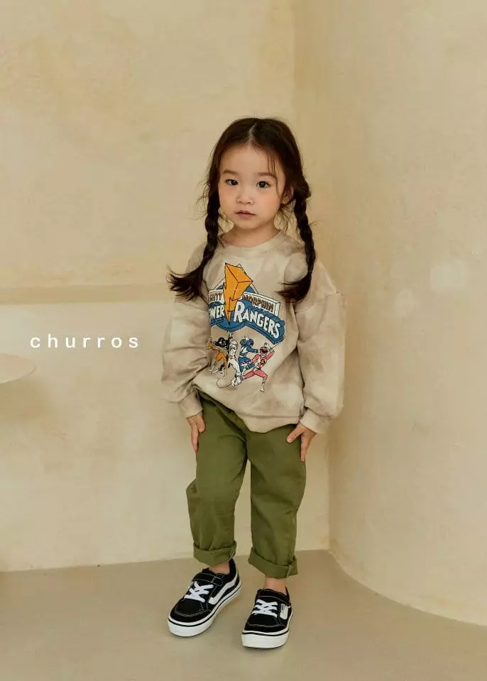 Churros - Korean Children Fashion - #discoveringself - Ranger Paint Sweatshirt - 8