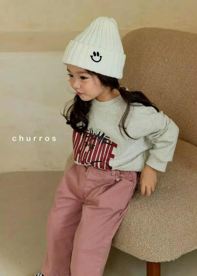 Churros - Korean Children Fashion - #discoveringself - Welcome Smile Sweatshirt - 11