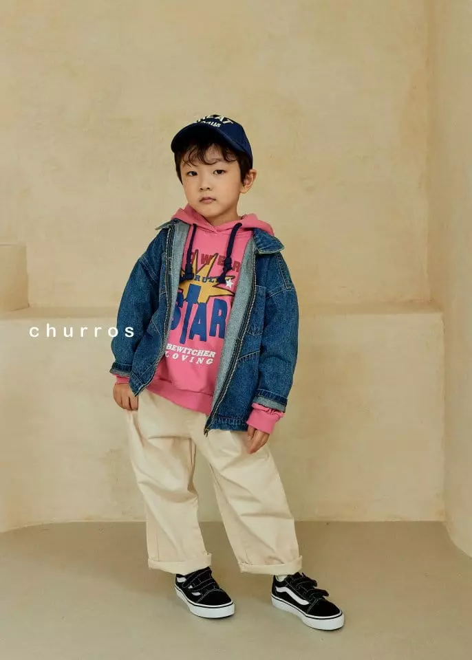Churros - Korean Children Fashion - #discoveringself - Minimal Over Jacket - 10