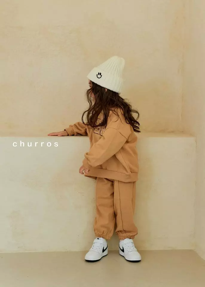 Churros - Korean Children Fashion - #fashionkids - CBM Embroidery Top Bottom Set - 11
