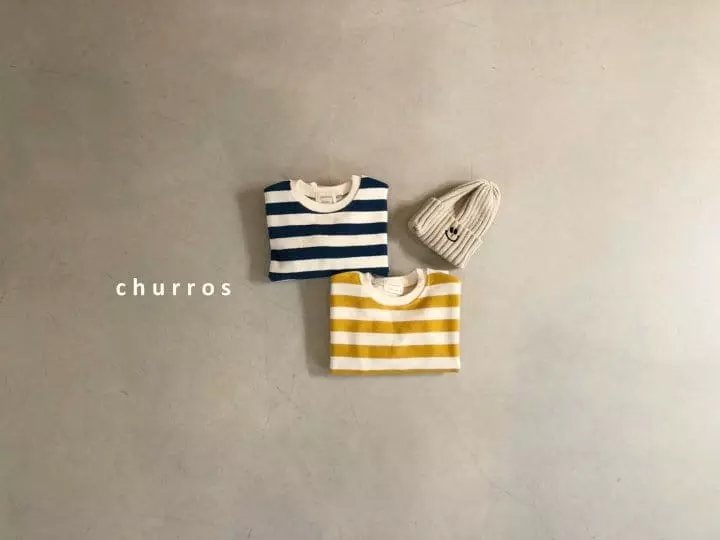 Churros - Korean Children Fashion - #fashionkids - Stripes Sweatshirt - 2