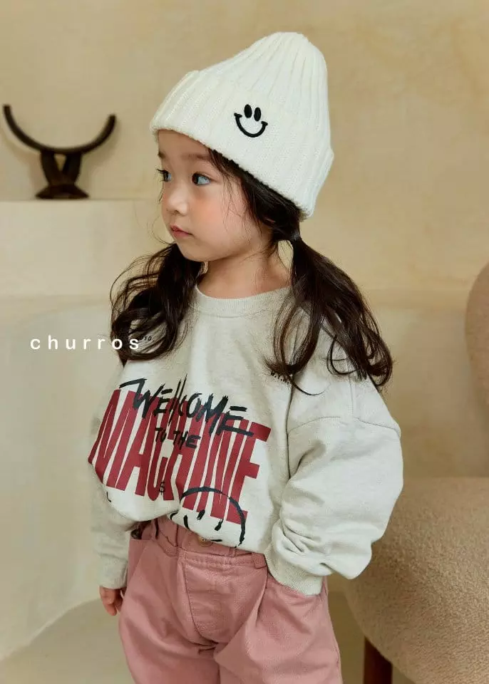 Churros - Korean Children Fashion - #fashionkids - Welcome Smile Sweatshirt - 12