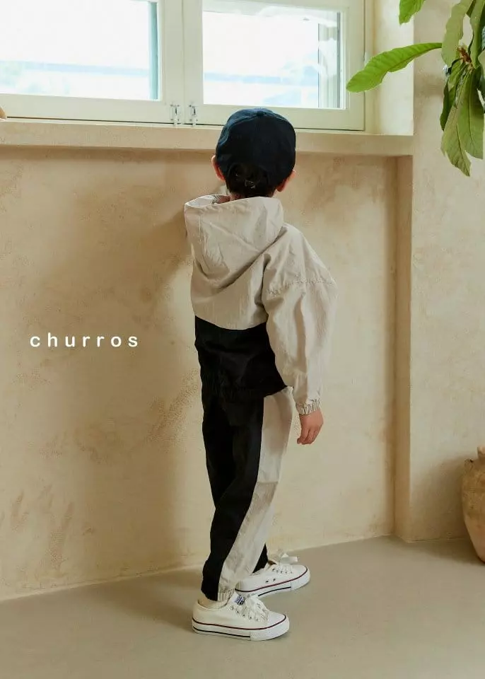 Churros - Korean Children Fashion - #fashionkids - Notin Nylon Hoody Jumper - 7