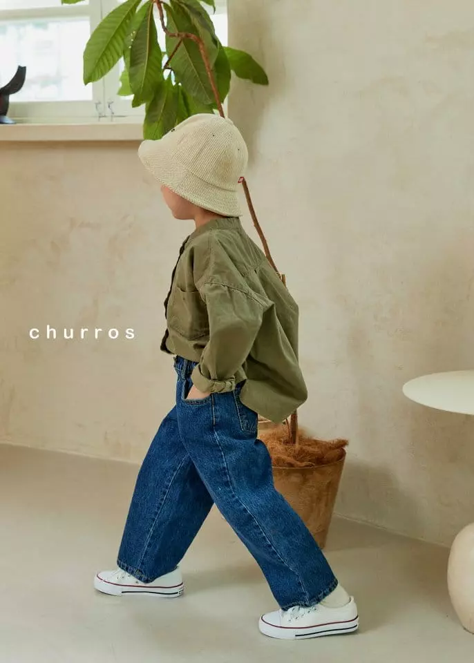 Churros - Korean Children Fashion - #fashionkids - Butter Point Henry Shirt - 6
