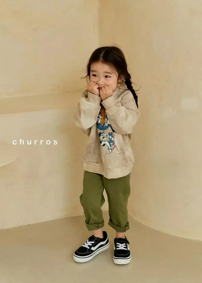 Churros - Korean Children Fashion - #kidsshorts - Ranger Paint Sweatshirt - 10