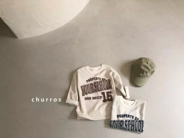 Churros - Korean Children Fashion - #kidsshorts - School Stripes Sweatshirt - 8