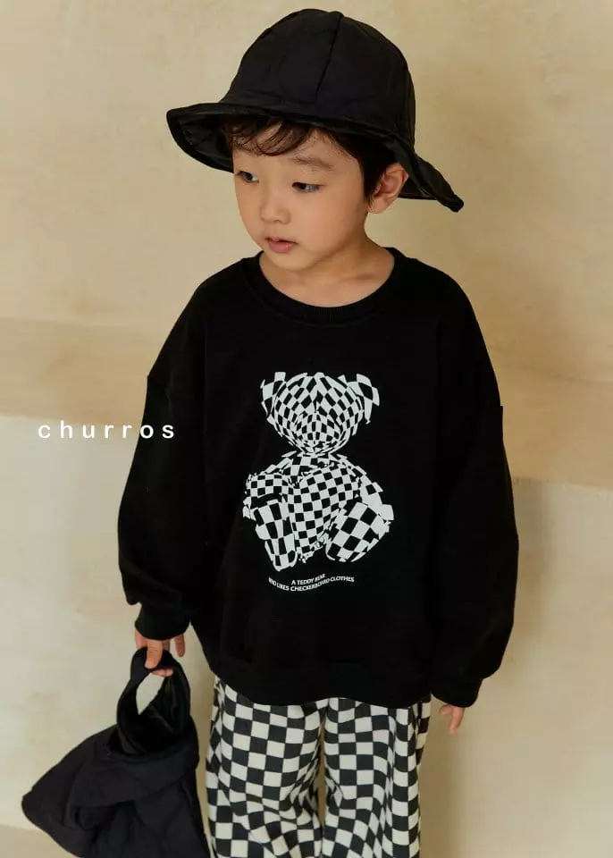 Churros - Korean Children Fashion - #kidsshorts - Check Board Pants - 11