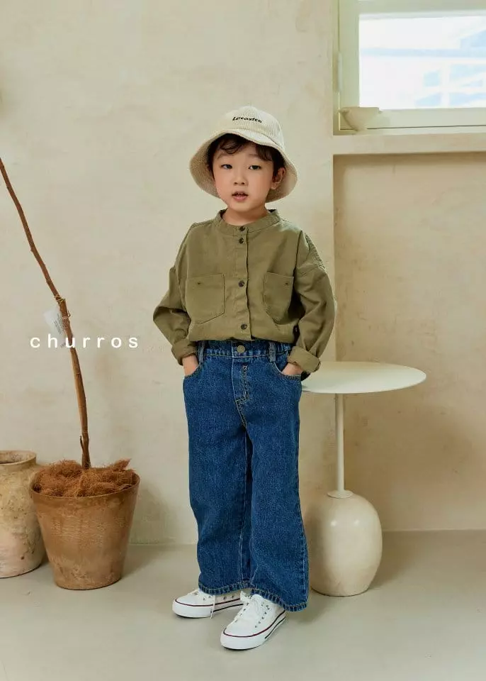 Churros - Korean Children Fashion - #kidsshorts - Butter Point Henry Shirt - 7