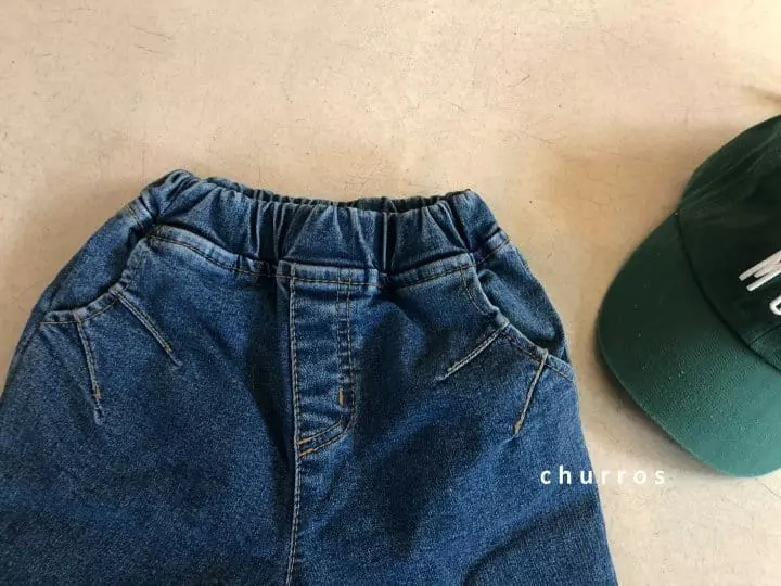 Churros - Korean Children Fashion - #kidsstore - Dart Point Jeans - 12