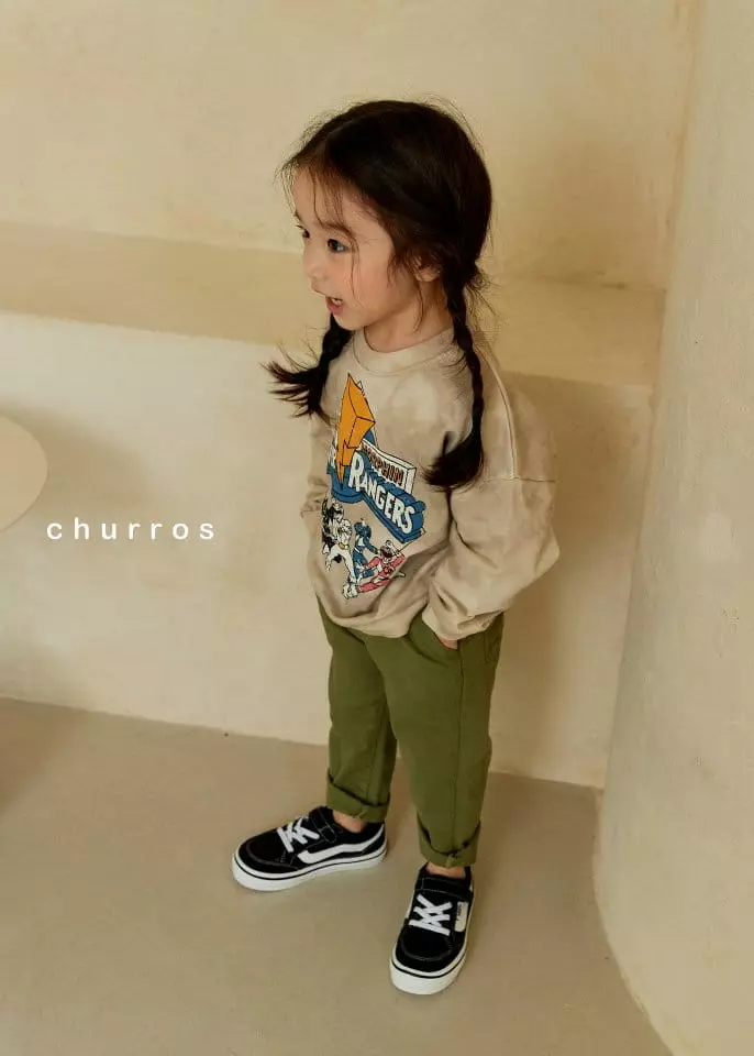 Churros - Korean Children Fashion - #kidsstore - Ranger Paint Sweatshirt - 11