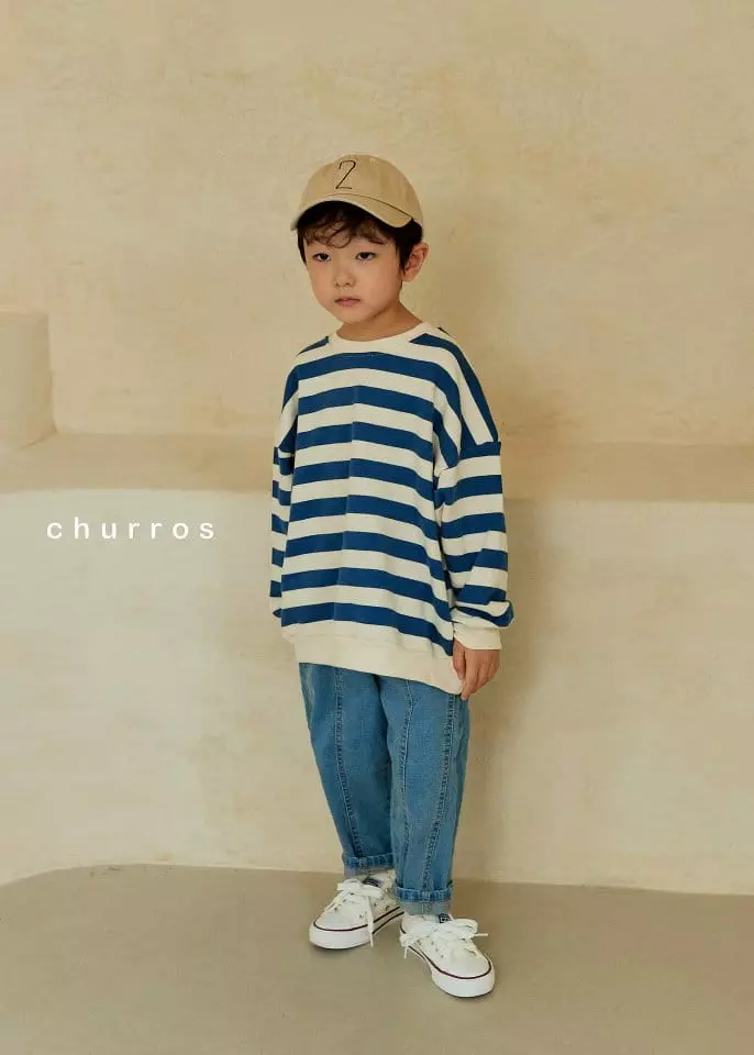 Churros - Korean Children Fashion - #kidsstore - Double Slit Jeans - 5