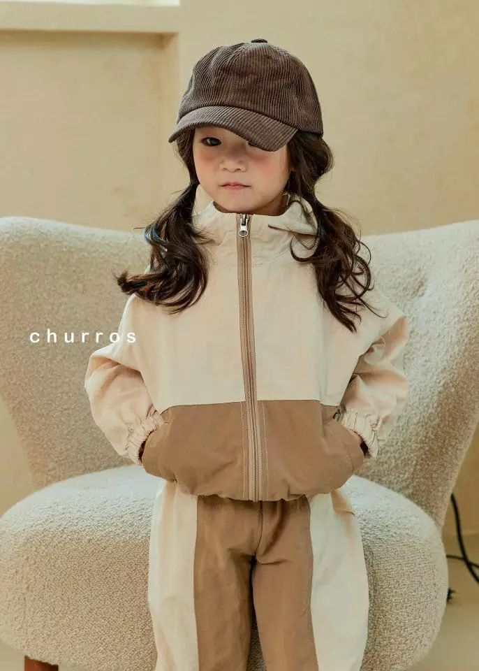Churros - Korean Children Fashion - #kidsstore - Notin Nylon Hoody Jumper - 9