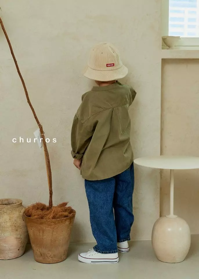 Churros - Korean Children Fashion - #kidsstore - Butter Point Henry Shirt - 8