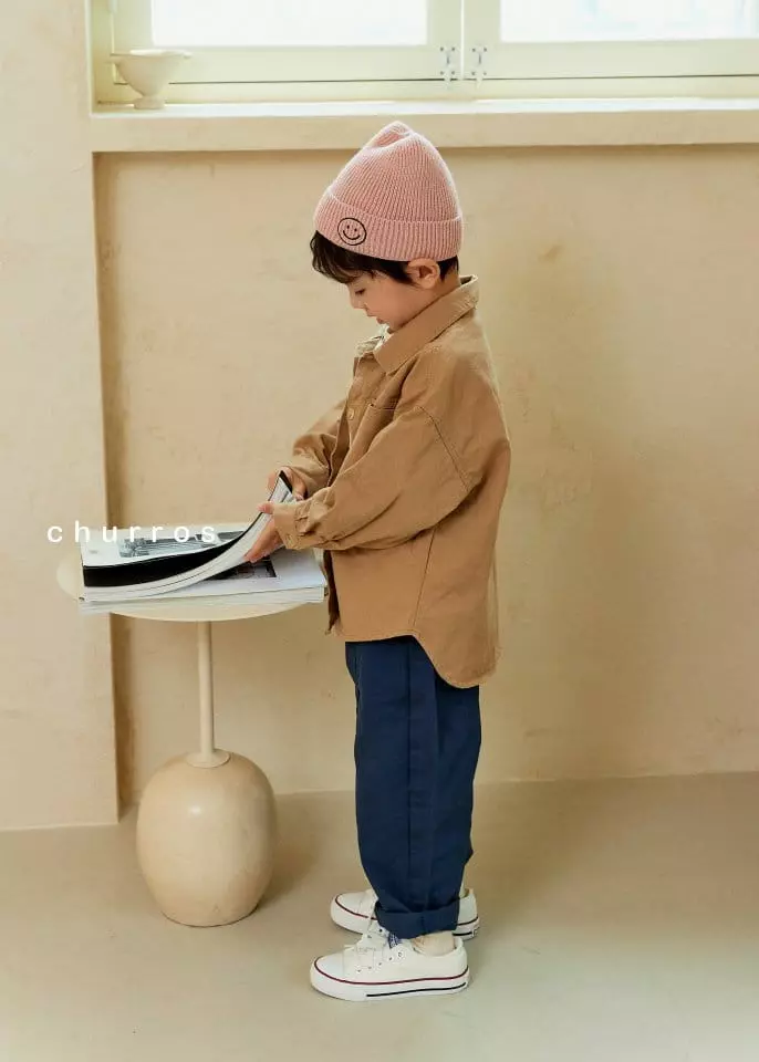 Churros - Korean Children Fashion - #kidsstore - Front Slit Pants - 3