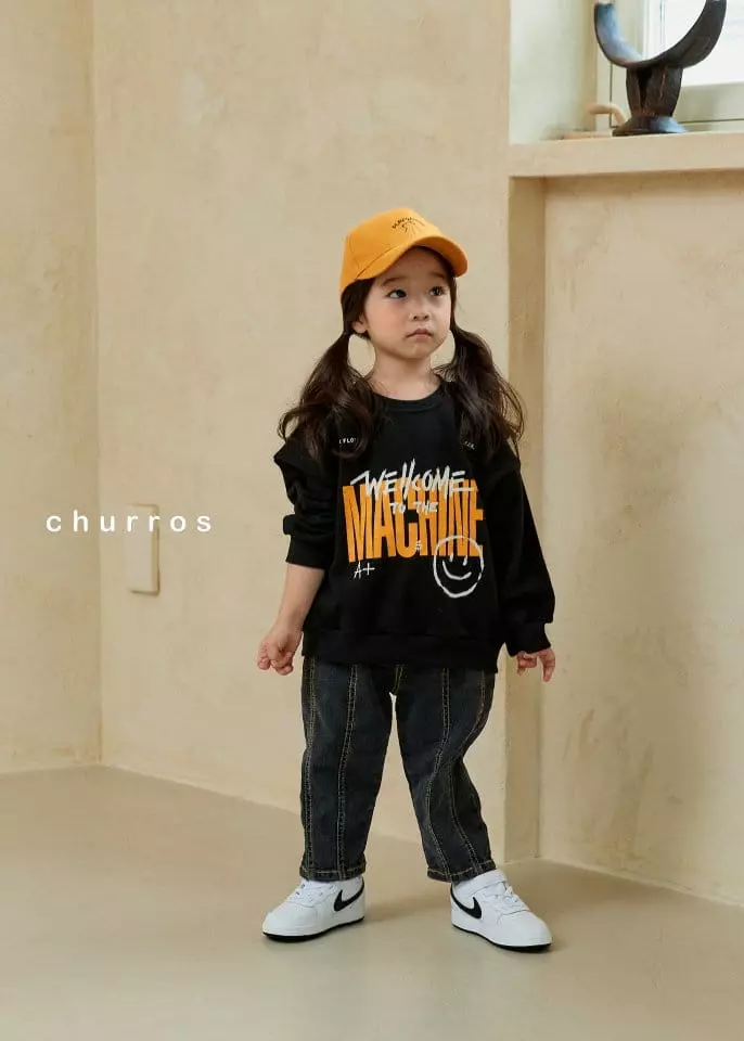 Churros - Korean Children Fashion - #littlefashionista - Welcome Smile Sweatshirt - 3