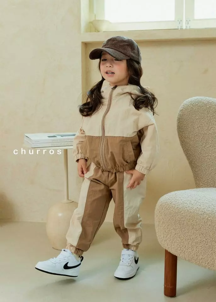 Churros - Korean Children Fashion - #littlefashionista - Notin Nylon Hoody Jumper - 12
