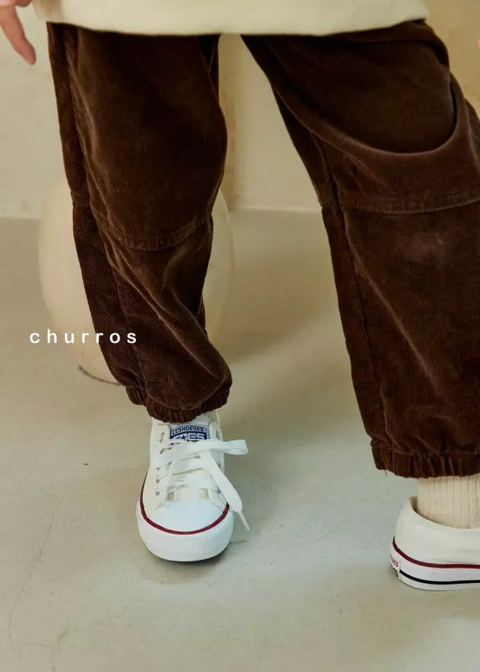 Churros - Korean Children Fashion - #littlefashionista - Rib Slit Pants - 8