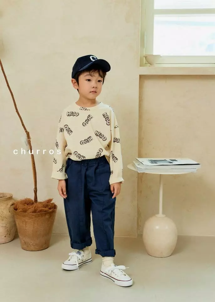 Churros - Korean Children Fashion - #littlefashionista - Front Slit Pants - 6