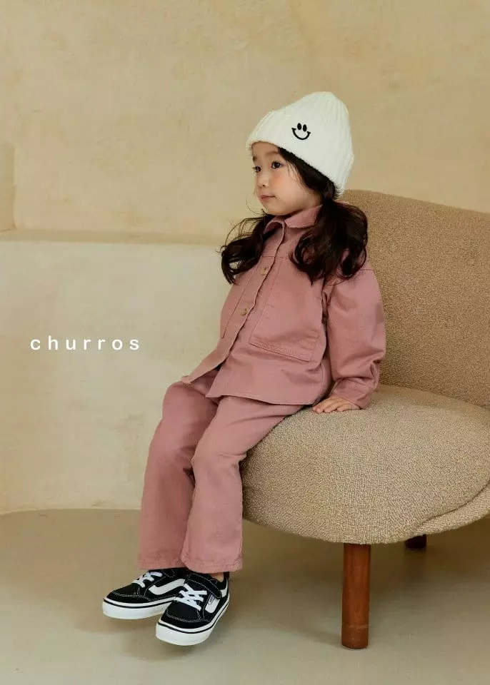 Churros - Korean Children Fashion - #magicofchildhood - Big Pocket Shirt Jacket - 3