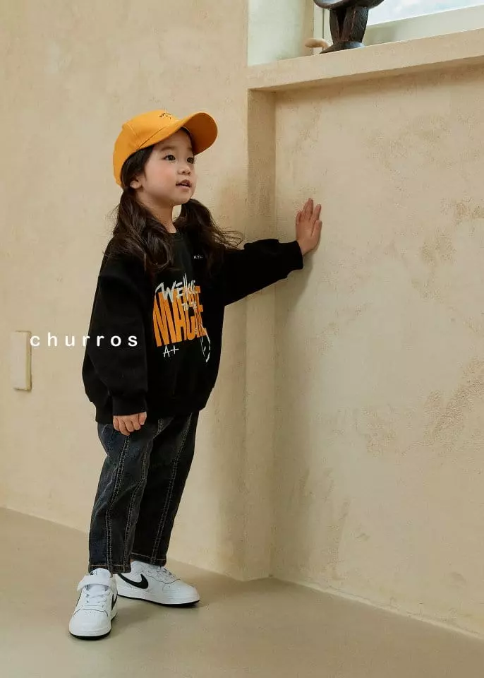 Churros - Korean Children Fashion - #littlefashionista - Welcome Smile Sweatshirt - 4