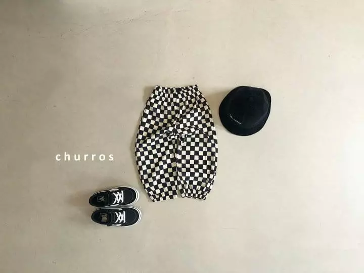 Churros - Korean Children Fashion - #magicofchildhood - Check Board Pants - 2