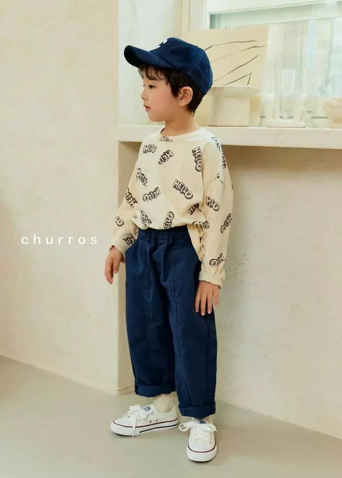 Churros - Korean Children Fashion - #magicofchildhood - Front Slit Pants - 7