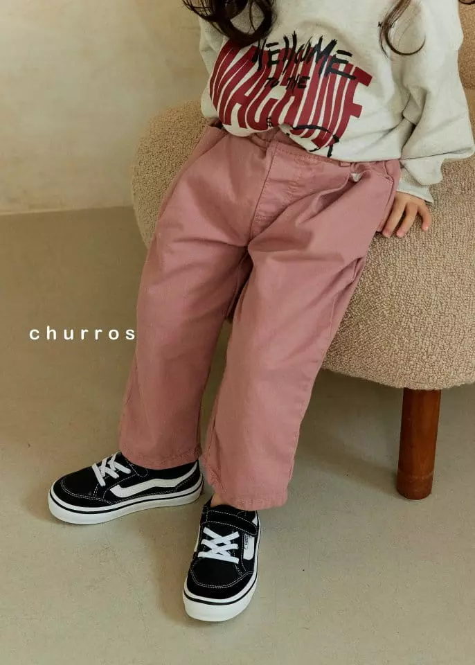 Churros - Korean Children Fashion - #minifashionista - Join Pintuck Wide Pants - 6