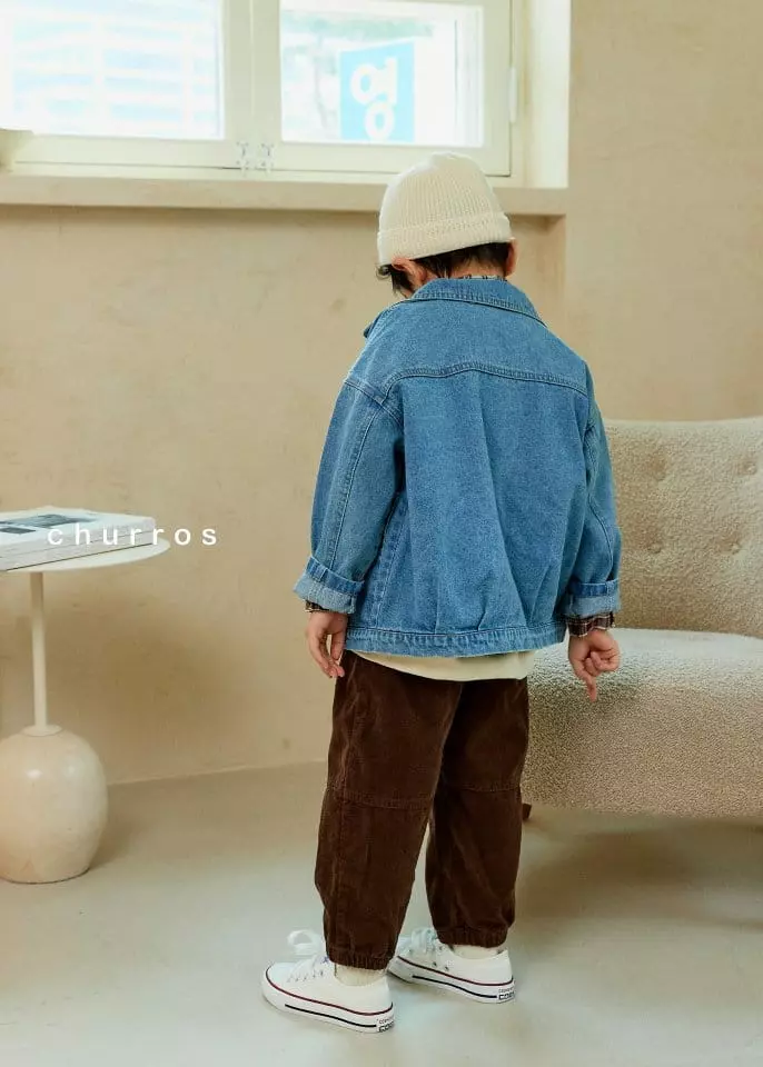 Churros - Korean Children Fashion - #magicofchildhood - Minimal Over Jacket - 4
