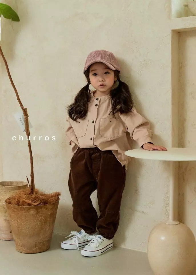 Churros - Korean Children Fashion - #minifashionista - Rib Slit Pants - 10