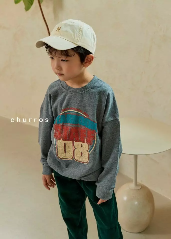 Churros - Korean Children Fashion - #minifashionista - Staff Sweatshirt - 9