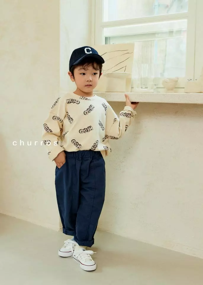 Churros - Korean Children Fashion - #minifashionista - Front Slit Pants - 8