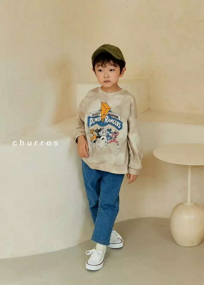 Churros - Korean Children Fashion - #prettylittlegirls - Ranger Paint Sweatshirt