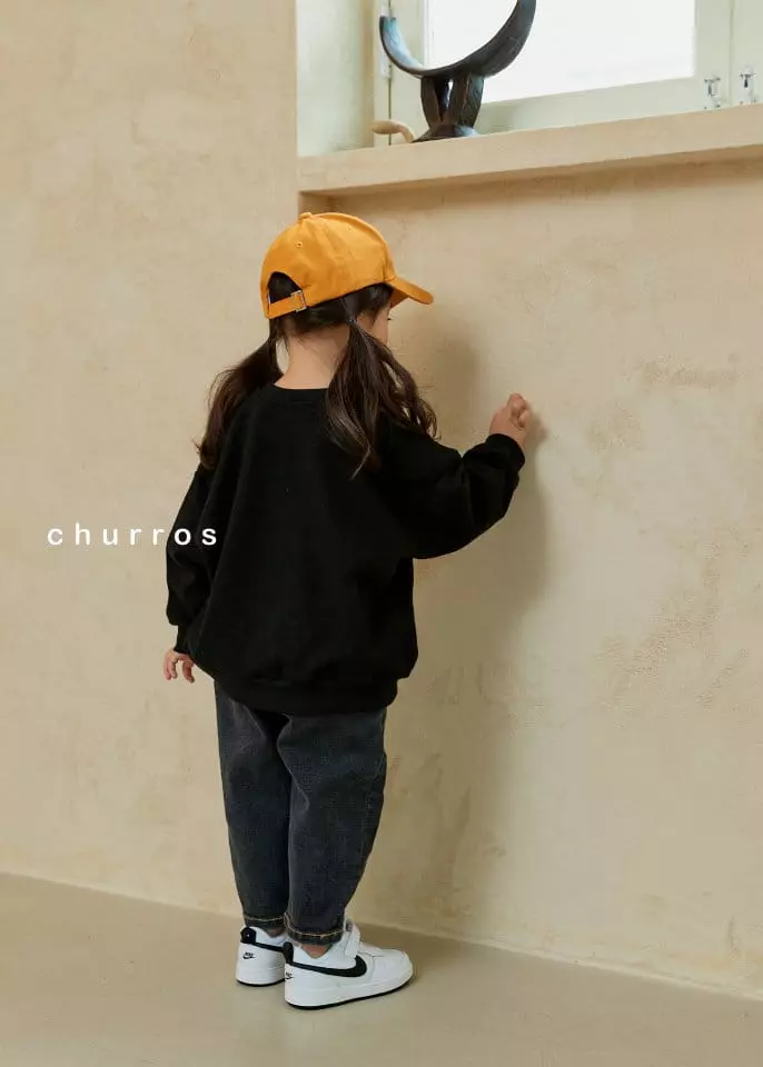 Churros - Korean Children Fashion - #prettylittlegirls - Double Slit Jeans - 11