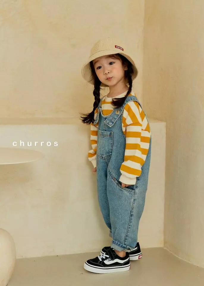 Churros - Korean Children Fashion - #prettylittlegirls - Stripes Sweatshirt - 10