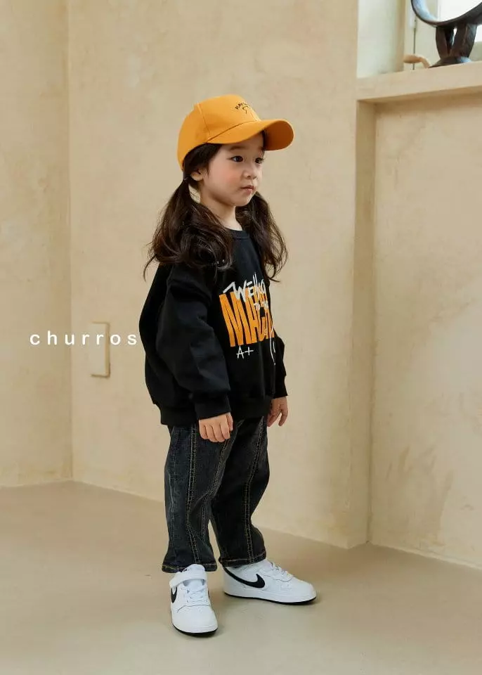 Churros - Korean Children Fashion - #prettylittlegirls - Welcome Smile Sweatshirt - 6