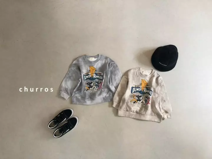 Churros - Korean Children Fashion - #todddlerfashion - Ranger Paint Sweatshirt - 2