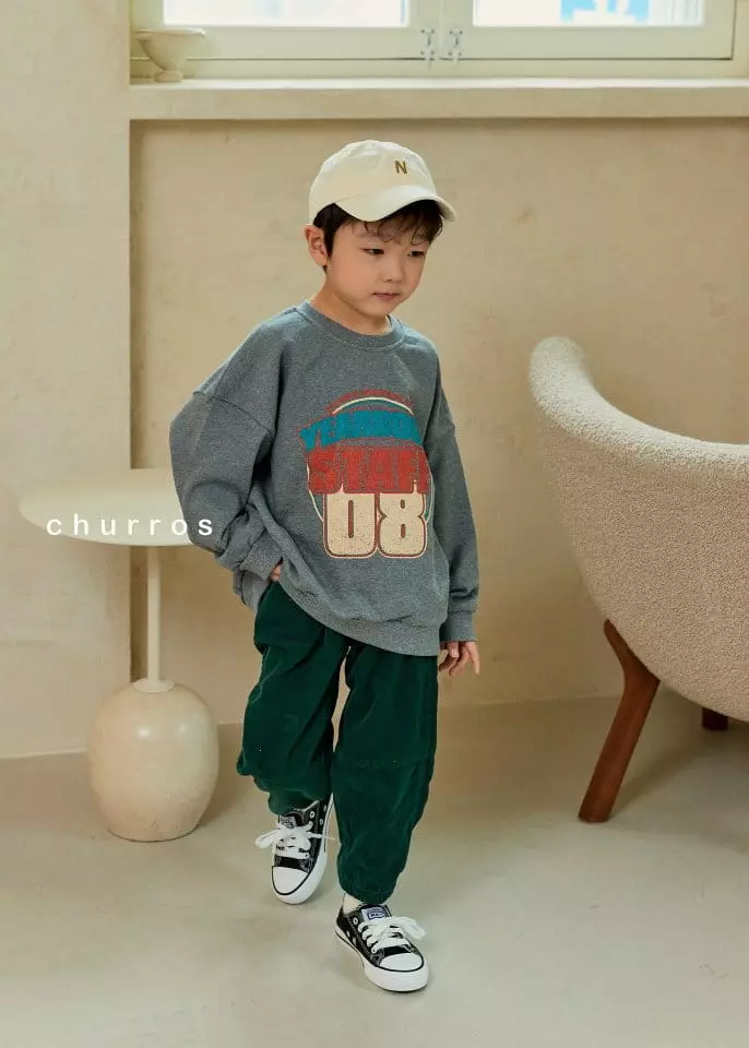 Churros - Korean Children Fashion - #todddlerfashion - Rib Slit Pants - 12