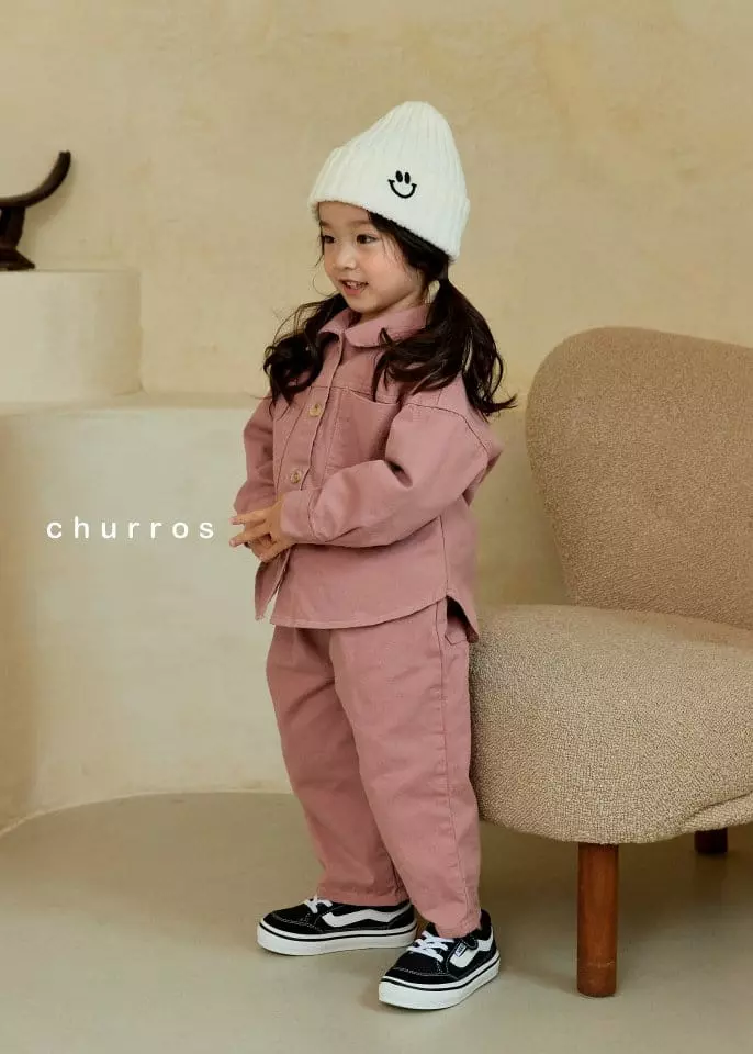 Churros - Korean Children Fashion - #toddlerclothing - Big Pocket Shirt Jacket - 7