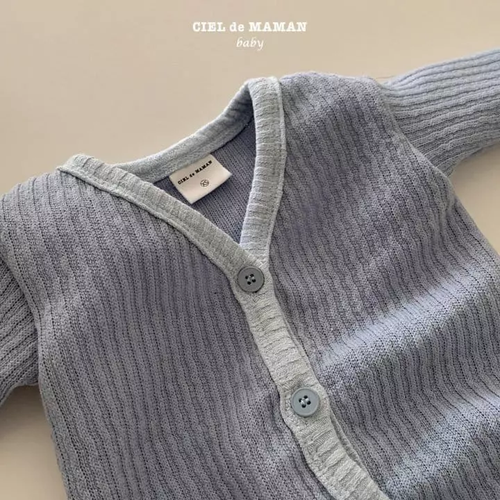Ciel De Maman - Korean Baby Fashion - #babyboutique - Cardigan Bodysuit - 5