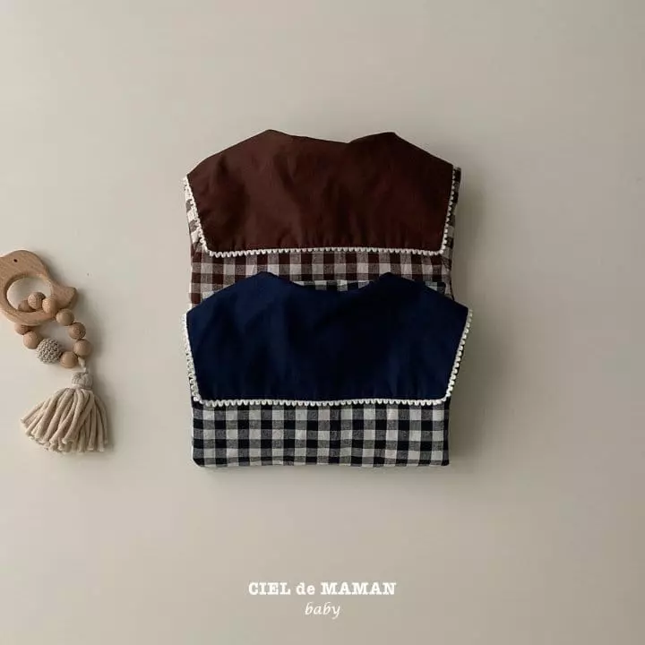 Ciel De Maman - Korean Baby Fashion - #babyboutique - Sailor Check Bodysuit - 9