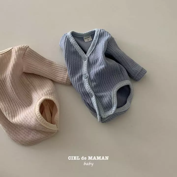 Ciel De Maman - Korean Baby Fashion - #babyboutiqueclothing - Cardigan Bodysuit - 6
