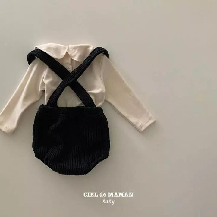 Ciel De Maman - Korean Baby Fashion - #babyboutique - Juicy Rib Dungarees - 4